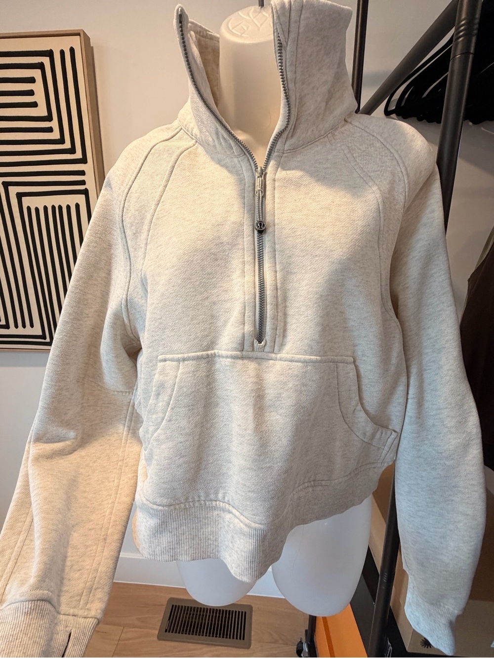 lululemon Scuba Oversized Funnel-Neck Half Zip